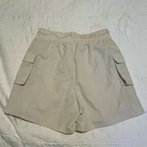 Nike Women's Beige Athletic Shorts